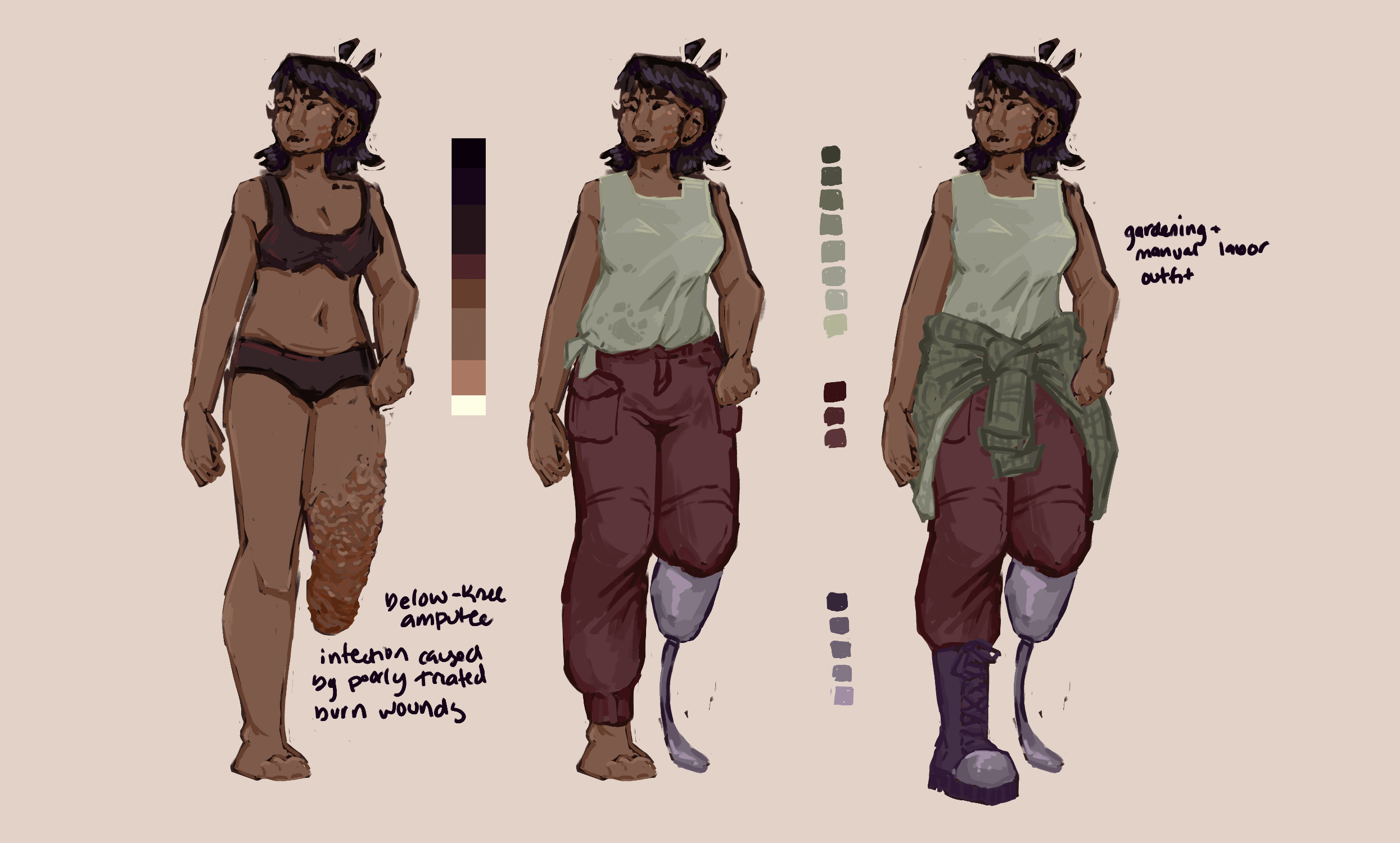 Updated Skitt And Amalia Reference Sheets