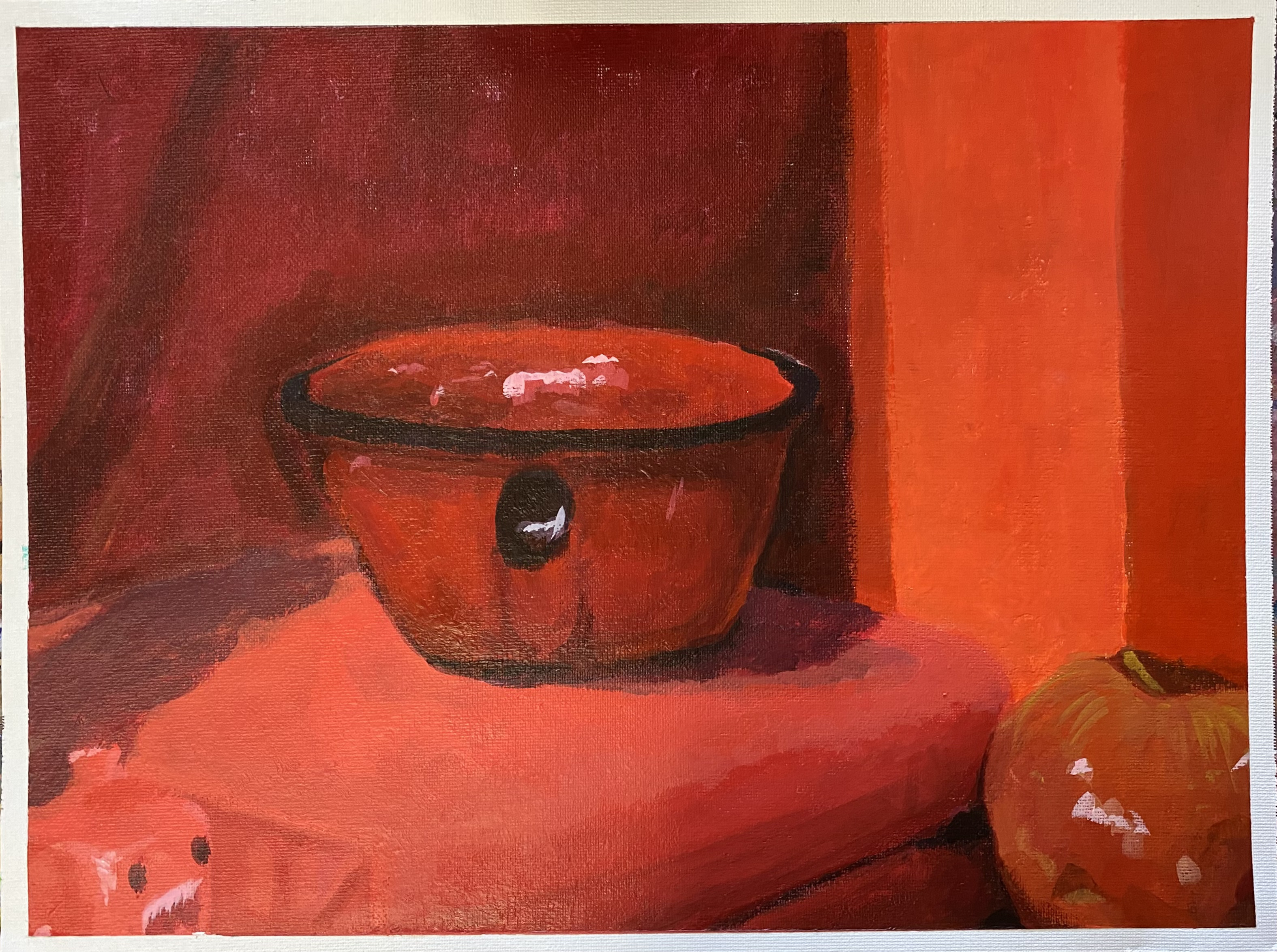 Red Painting Study