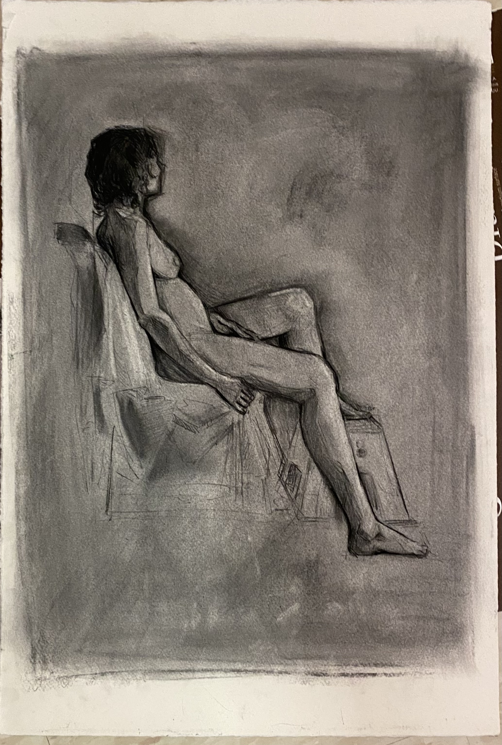 Charcoal Study – Figure Sketches