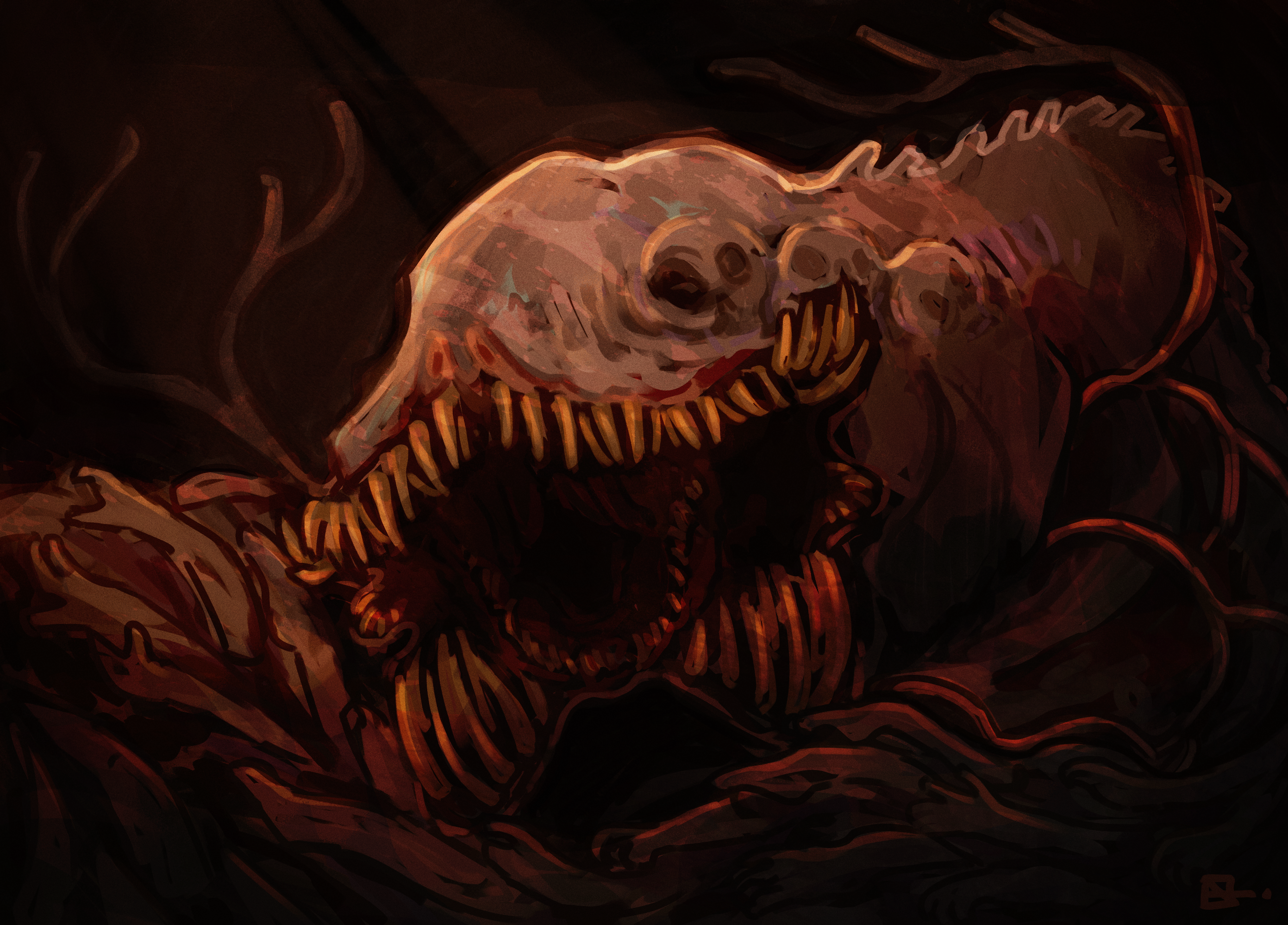 ellie the blood eel – iron lung fanart